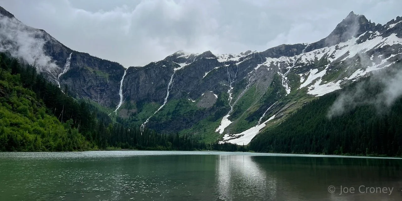Blood Lake mountain vista