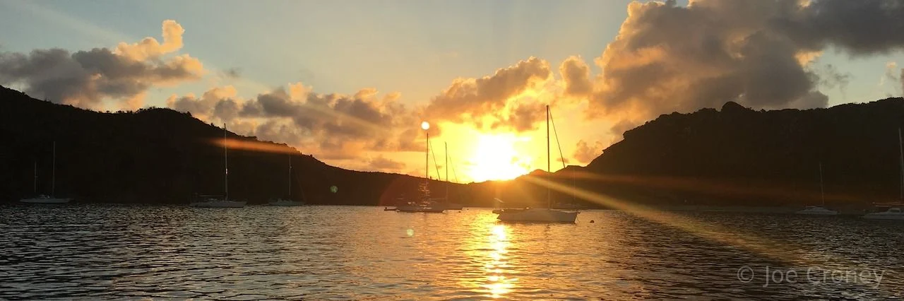 Harbor sunset vista